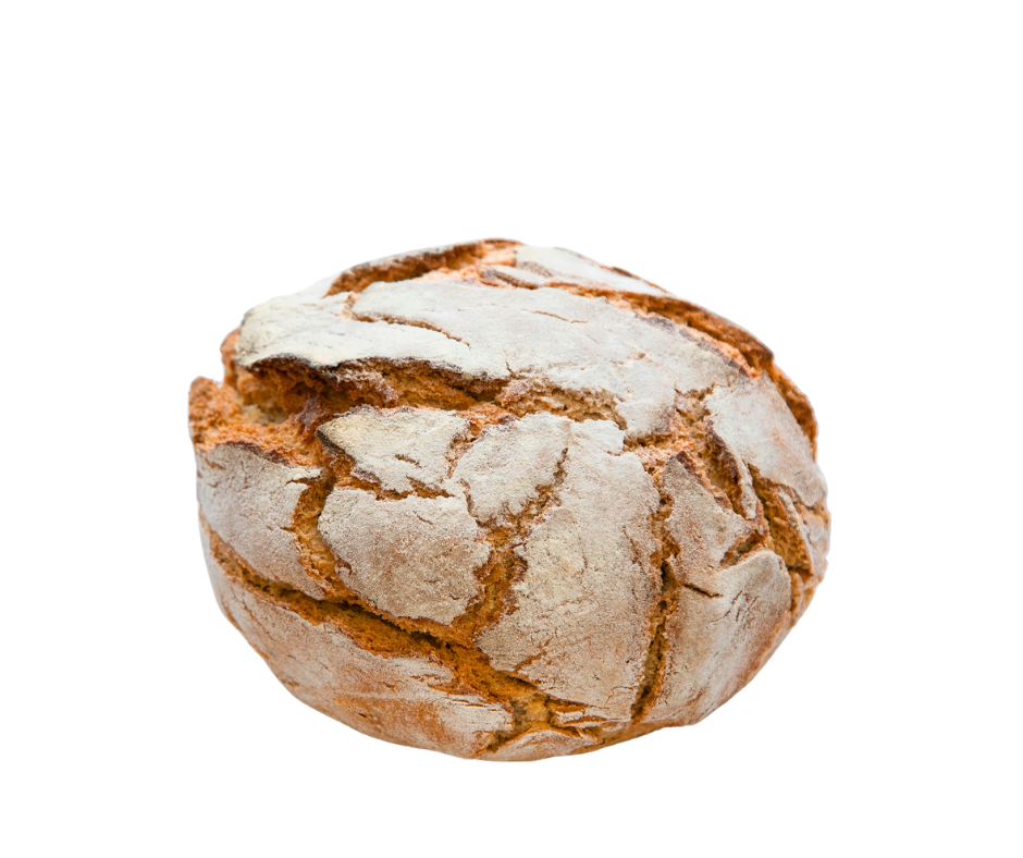 Pão de Centeio Tradicional com uma crosta estaladiça