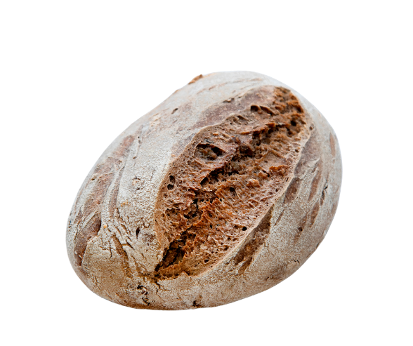 Pão de Sarraceno e Nozes com tons mais escuros