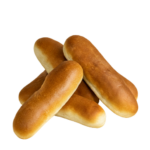 Vários pães de cachorro sobreposto