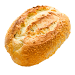 Pão de tons amarelados