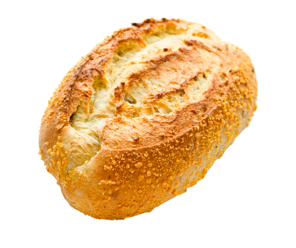 Pão de tons amarelados