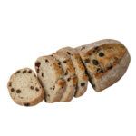 Pão de Passa fatiado